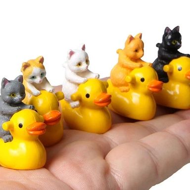 Cat on Duck Miniatures