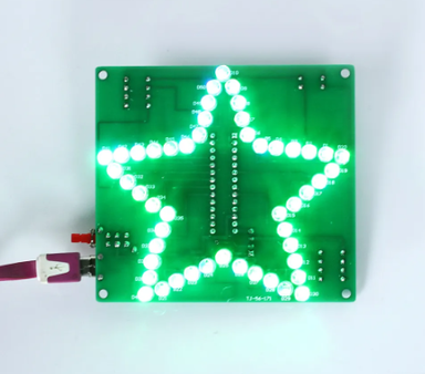 DIY Kit Soldering Suite 3D Five-Pointed Star RGB – Create a Dazzling 3D Star with RGB Light Display