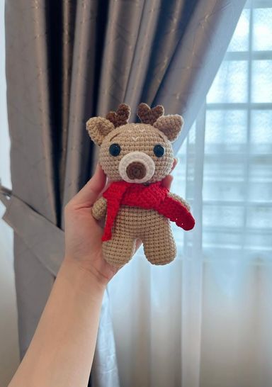 Crochet Reindeer Doll