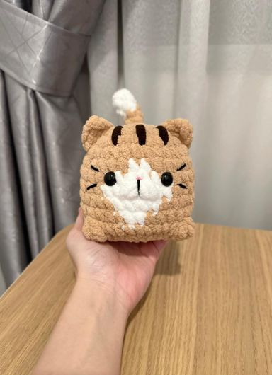 Crochet Chubby Cat Plushie