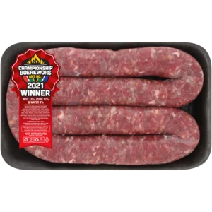 Championship Boerewors Rosette Thick Boerewors Per kg