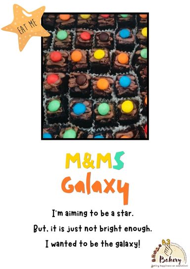 M&Ms Galaxy Flavour Brownie #10