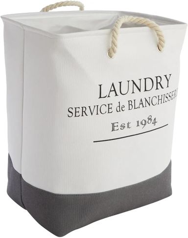 Canvas Laundry basket multi-purpose basket with handle