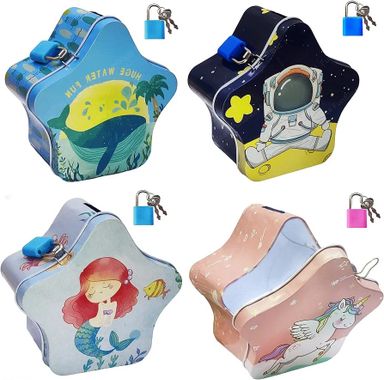 Star cartoon shaped piggy bank box 