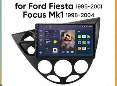 Rádio 9" android Ford Fiesta e Focus WIFI GPS 1/16GB