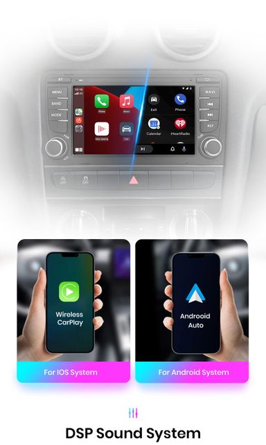 Rádio 7" android 6/128GB Mercedes W203 W209 SLK W639 CARPLAY 8CORE 4G
