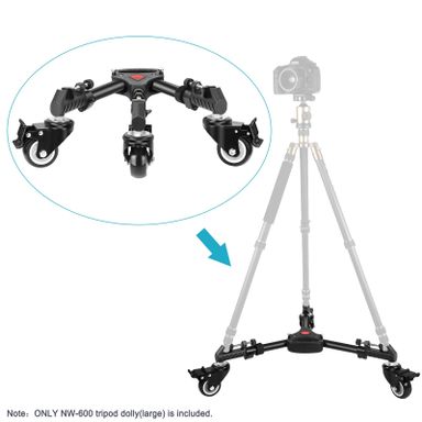 Base tripé com rodas - Dolly fotografia e vídeo NEEWER NW-600