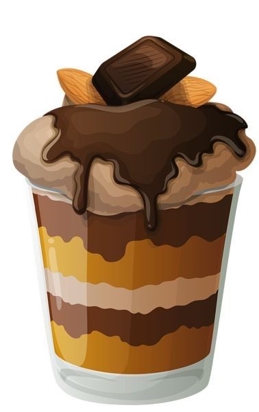 Chocolate & caramel cake cup 