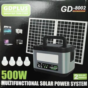 GDPLUS 500W Lithium Portable Rechargeable Outdoor Backup Power Station