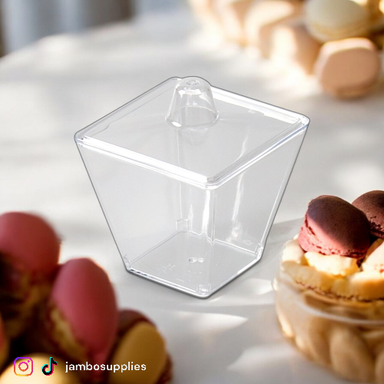 Mini Dessert Cup 58 CC Clear Wo/Lids