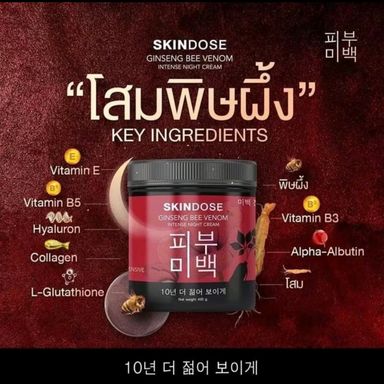 SKINDOSE Ginseng Bee Venom Intense Night Cream