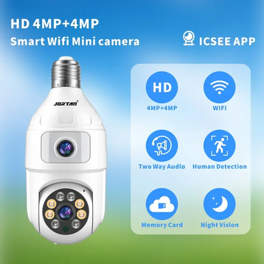 8mp dual lense wifi security camera