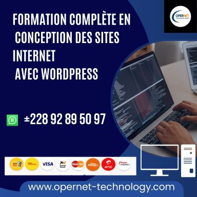 FORMATION COMPLÈTE EN CONCEPTION DE SITE WEB WORDPRESS