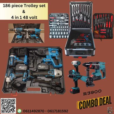 DIY COMBO - Trolley set and 4 in 1 cordless set