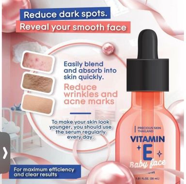 PRECIOUS Skin Vitamin E Baby Face Serum