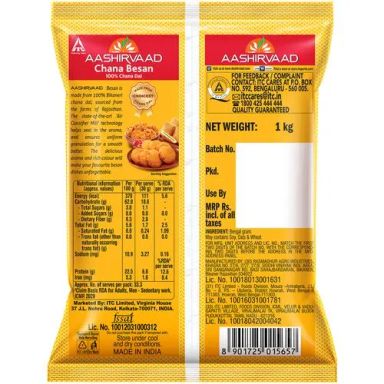 Aashirvaad Chana Besan, 1 kg Pouch