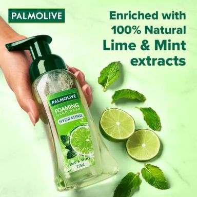 Palmolive Hydrating Lime & Mint Foaming Hand Wash, 250 ml Pump