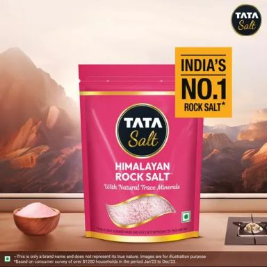 Tata Salt Rock Salt/Uppu, 1 kg Pouch