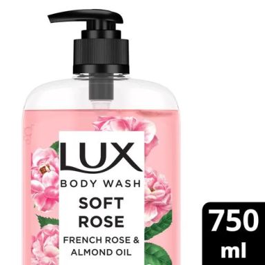 Lux Soft Rose Body Wash, 750 ml Bottle