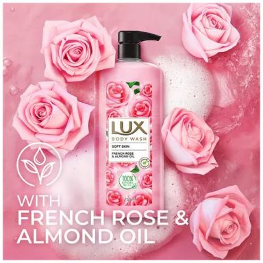 Lux Soft Rose Body Wash, 750 ml Bottle