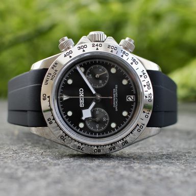 Steel Black Bay Chronograph