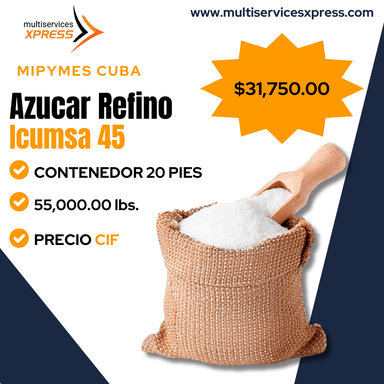 Azúcar Refino Icumsa 45