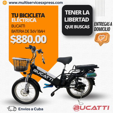 Bicicleta Eléctrica Bucatti  