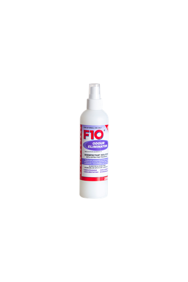 F10 DISINFECTANT ODOUR ELIMINATOR (ATOMISER SPRAY) 250ML