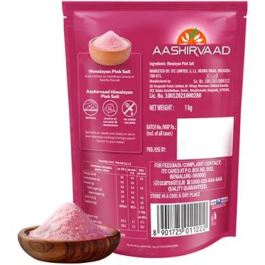 Aashirvaad Pink Salt, 1 kg Pouch