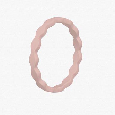 Scalloped Silicone rings 3mm