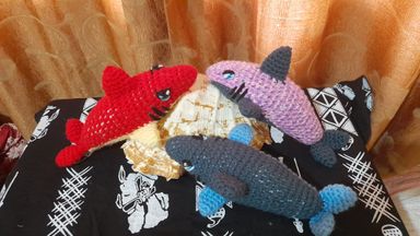 Crochet shark