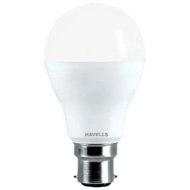 Havells LED Bulb B22 - 10W, Round, Energy-Saving, White, 1 pc