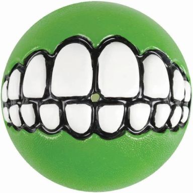 ROGZ  GRINZ FETCH BALL (4.9cm) LIME (50)