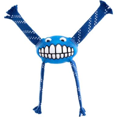 ROGZ FLOSSY GRINZ DENTAL TOY BLUE (S)