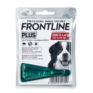 FRONTLINE PLUS DOG XL EA 