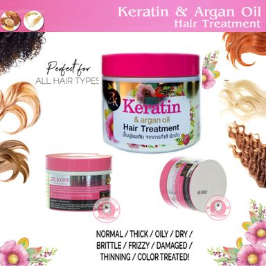 ZILKOPF Professional Keratin & Argan Oil Hair Treatment