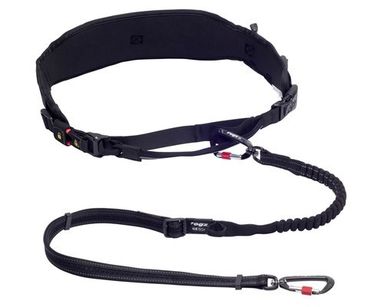 ROGZ AIRTECH SPORT BELT AND LEAD XL BLACK