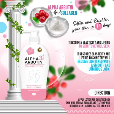 PRECIOUS SKIN Alpha Arbutin 3 Plus Collagen Body Lotion