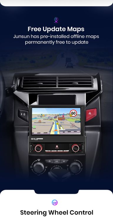 Rádio 1din 7" android 2/32Gb universal Carplay gps wifi Bluetooth