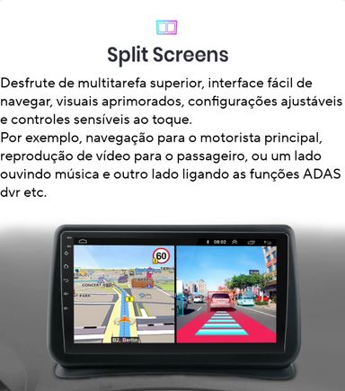 Rádio 1din 7" android 2/32Gb universal Carplay gps wifi Bluetooth