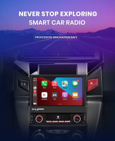 Rádio 1din 7" android 2/32Gb universal Carplay gps wifi Bluetooth