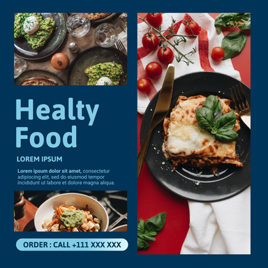 FOOD Part III: Square 1080x1080 (70 Pages)