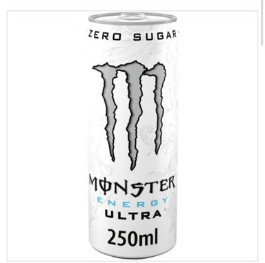 24x Monster white 250ml  BBE 02/25 3 cases 