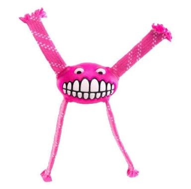 ROGZ FLOSSY GRINZ DENTAL TOY PINK (S)