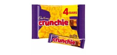 Cadbury crunchie 10x4pk  BBE 27/10/24 2 cases 