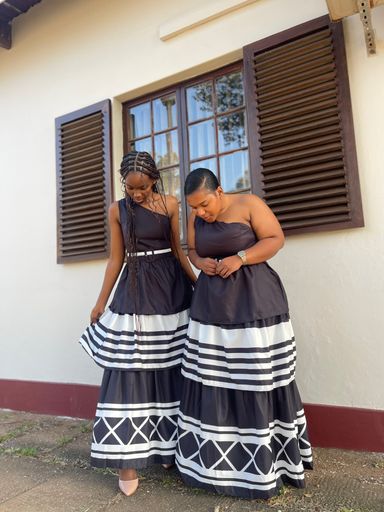 Xhosa inspired traditional dress