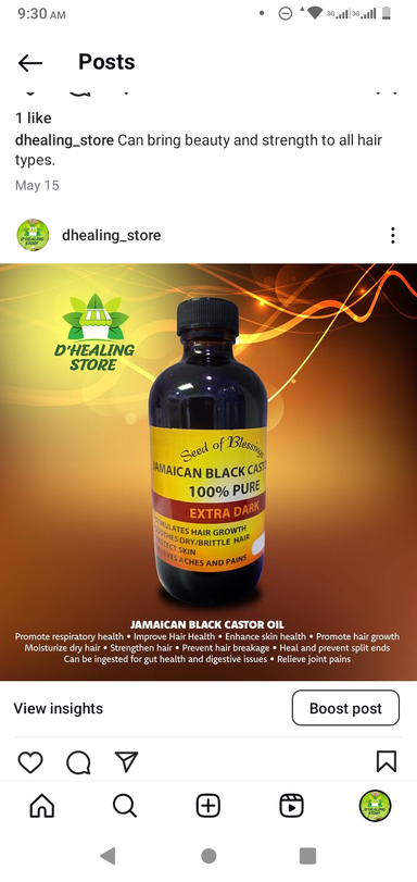 Jamaican Black Castor Oil