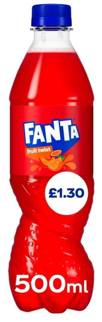 Fanta fruit twist 12x500ml pm1.30 bbe 09/24 10 cases 