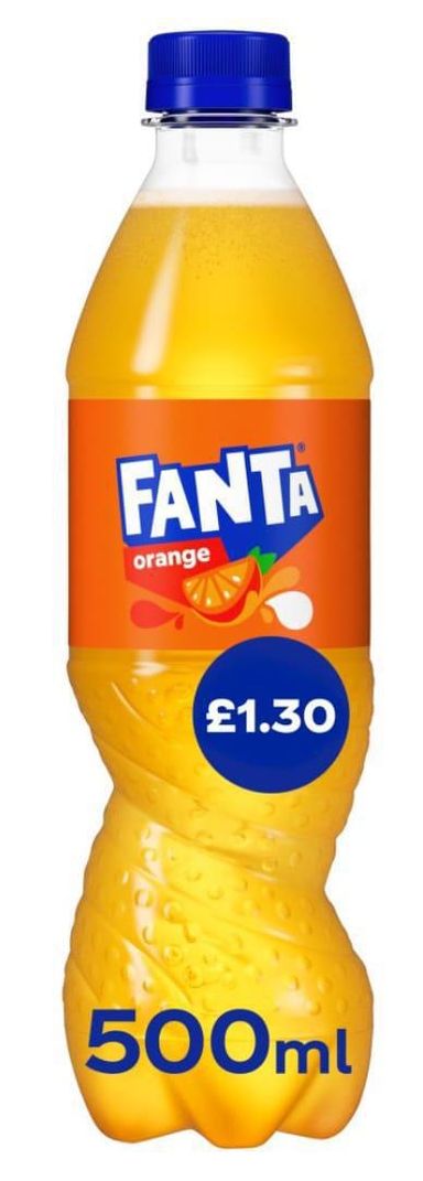 Fanta orange pm£1.30 12x500ml bbe 09/24 10 cases 