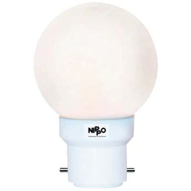 Nippo LED Bulb - Assorted, Round, 0.5 Watts, B22 Base, 1 pc